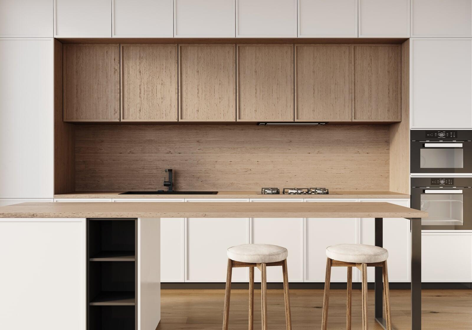Conseiller Cabinets Révolution en consultation avec un client pour une cuisine au Québec