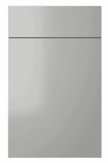 Porte Slab gris lisse